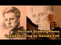 Stark Sands Portrait Drawing tutoring / Demo Speed Painting /Drawing by Gatsby Yeh