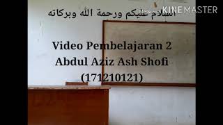 Video Pembelajaran 2 | Kelas XII Madrasah Aliyah | Materi \