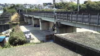 2013_04_09三島市　東海道新幹線疾走！⑪[トンネル、鉄橋＆Dr.イエロー].wmv