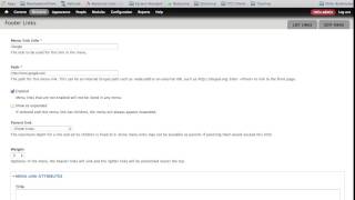 Drupal Menu Management: Adding Menu Items Manually