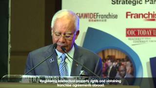 Najib Razak : Opening Ceremony Exhibition and Conference Franchise International Malaysia 2015