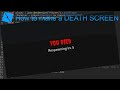 ROBLOX How to make a DEATH SCREEN