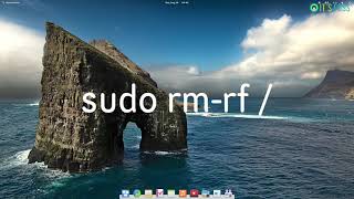 Here's what happens when you run sudo rm -rf / in Linux?