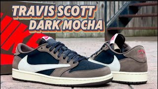 Kickwho godkiller BEST Jordan 1 Travis Scott Dark Mocha!  Unboxing review 🔥