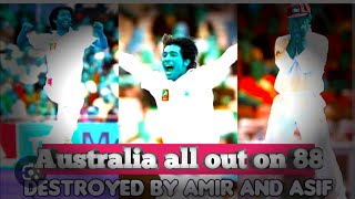 Australia all out 88 | Pakistan v Australia | 2nd Test Headingley 2010 vs Pakistan