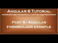 Angular formbuilder example