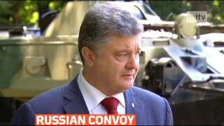 mitv - Russian military vehicles crossed into Ukraine - Ukrainian security spokesman