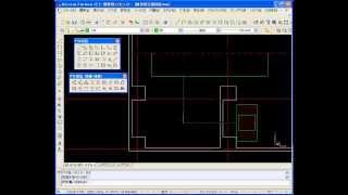 EQ-Ⅱ機械設備 「ダクト作図、ダンパ記号、ダクト径入力」の動画 （BricsCAD版）