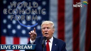 Donald Trump addresses the World Economic Forum 2018