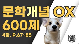 내신대장 배개념! 문학개념 OX 600제 4강