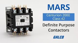 MARS Definite Purpose Contactors, Centurion 2000 Class 42 Series