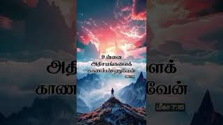 உங்களை அதிசயங்கள் காண செய்வார் #இயேசு❤️ February Month God's promise word ❤️ #bibleverse