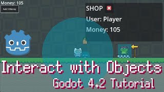 Player Interact with Objects \u0026 Resource Signal Bus Tutorial - Godot 4.2