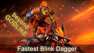 Batrider with fastest Blink Dagger in 6.84 on pro scene