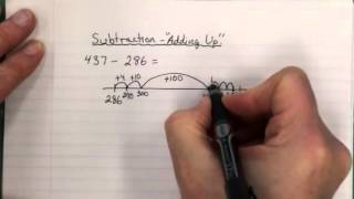 Subtraction Strategy - Adding Up