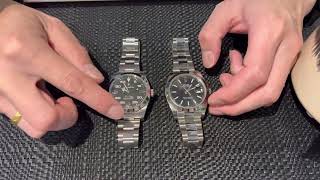 勞力士比拼兩款錶款 Date Just 日誌表Vs Airking空中霸王 請留意兩隻錶的比較 Rolex Professional watches Datejust vs Airking