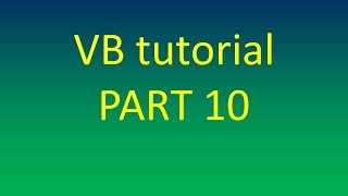 Maths function in visual basic vb 2010 for beginner part 1