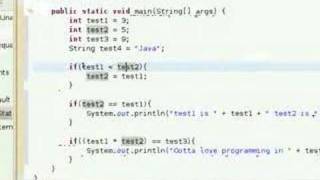 Java Video Tutorial 12: If Statements (Pt 2 of 3)