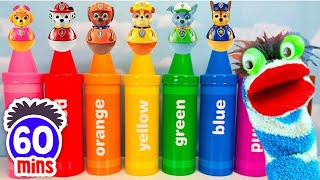 Fizzy Discover Colors With Paw Patrol Colorful Crayon Surprises | Fun Compilations For Kids