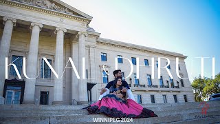 PRE-WEDDING TEASER| WINNIPEG 2024 | Drone shots only | KUNAL \u0026 DHRUTI