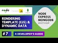 Build REST API with Node Express MongoDB - Render HTML Templates with Dynamic Data #7