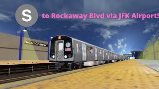 OpenBVE: R143 (S) to Rockaway Blvd via JFK Airport.