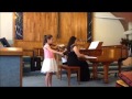 hannah s violin recital sept 2015