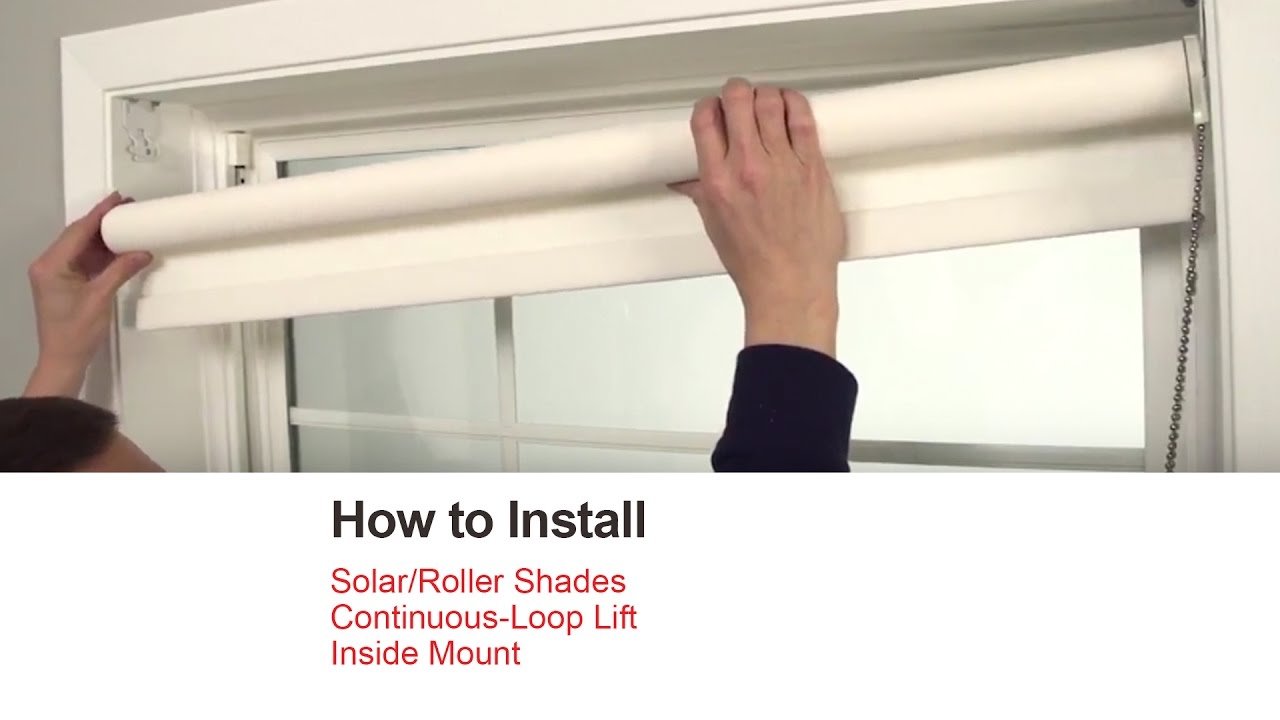 Bali Blinds | How To Install Solar Roller Shades With Continuous-Loop ...