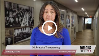 30. Practice Transparency