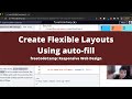 Create Flexible Layouts Using auto fill (CSS Grid) freeCodeCamp tutorial