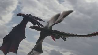 Game of Thrones Season 8 Episode 4 | Euron Kills Rhaegal | Dragon Death Scene |  Rhaegal Death Scene