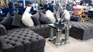 shop with me beautiful #glam furniture 🛋️ #shortsvideo