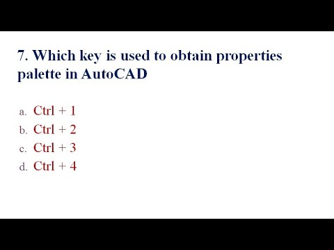 AutoCAD MCQs - YouTube