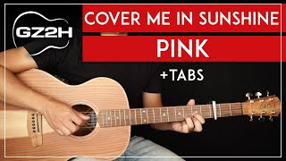 Cover Me In Sunshine Guitar Tutorial P!nk Guitar Lesson |Fingerpicking + Easy Chords|