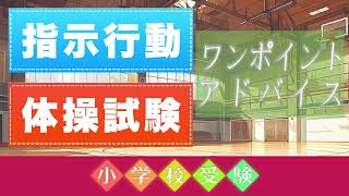 【小学校受験】指示行動・体操試験のワンポイントアドバイス