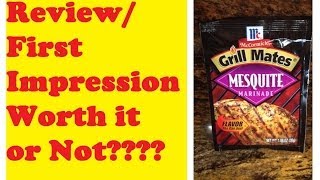 McCormick Grill Mates Mesquite Marinade | Review \u0026 First Impression