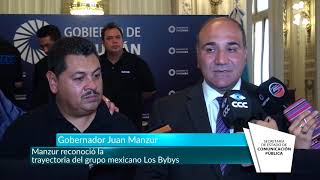 Manzur reconoció la trayectoria del grupo mexicano Los Bybys - Tucumán Gobierno