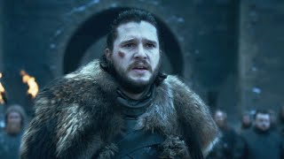 Game of Thrones 8x04 Jon Snow Funeral Speech for Dead Heroes Scene