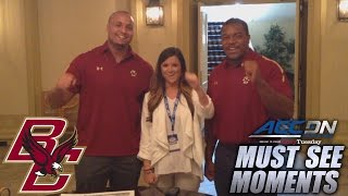 BC Players Sing Fight Song With ACCDN's Courtney Cox | ACC Must See Moment