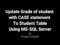 Use of case statement with update statement In MS-SQL Server