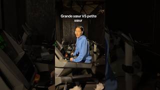 Grande sœur Vs petite sœur à la salle de sport #humour #shortvideo #sister