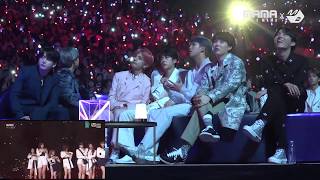 [MAMA 2018 in JAPAN] BTS (방탄소년단) Reaction to I*ZONE (아이즈원) \