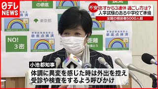 【第6波】受験生に不安…入学試験のある中学校は“感染対策”準備　新型コロナウイルス