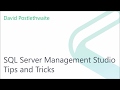 SQL Server management Studio Tips and Tricks Part 1