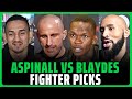 UFC 304: Tom Aspinall vs Curtis Blaydes Fighters Picks