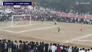 SUNAM PUNJAB FC  vs BNFC MUMBAI 2ND QUARTER FINAL MATCH LIVE | BHADRA FOOTBALL TURNAMENT LIVE