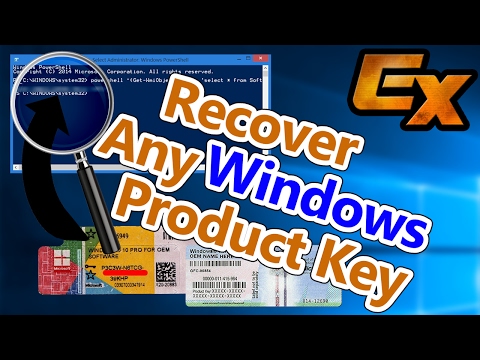 Recover Any Windows 7/8/10 Product Key (Serial) Recover Any Windows 7/8/10 Product Key (Serial)