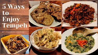 5 Different Tempeh Recipes. Authentic Indonesian vegetarian food recipes.