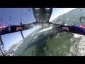 Plane sailing? Exquisite coordination on the edge - America's Cup NZ boat almost capsizes