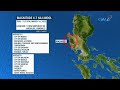 Magnitude 4.7 na lindol sa Masinloc, Zambales, nadama rin sa bahagi ng NCR, at Northern... | 24 Oras